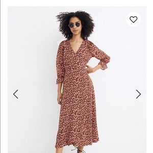 Madewell midi floral dress